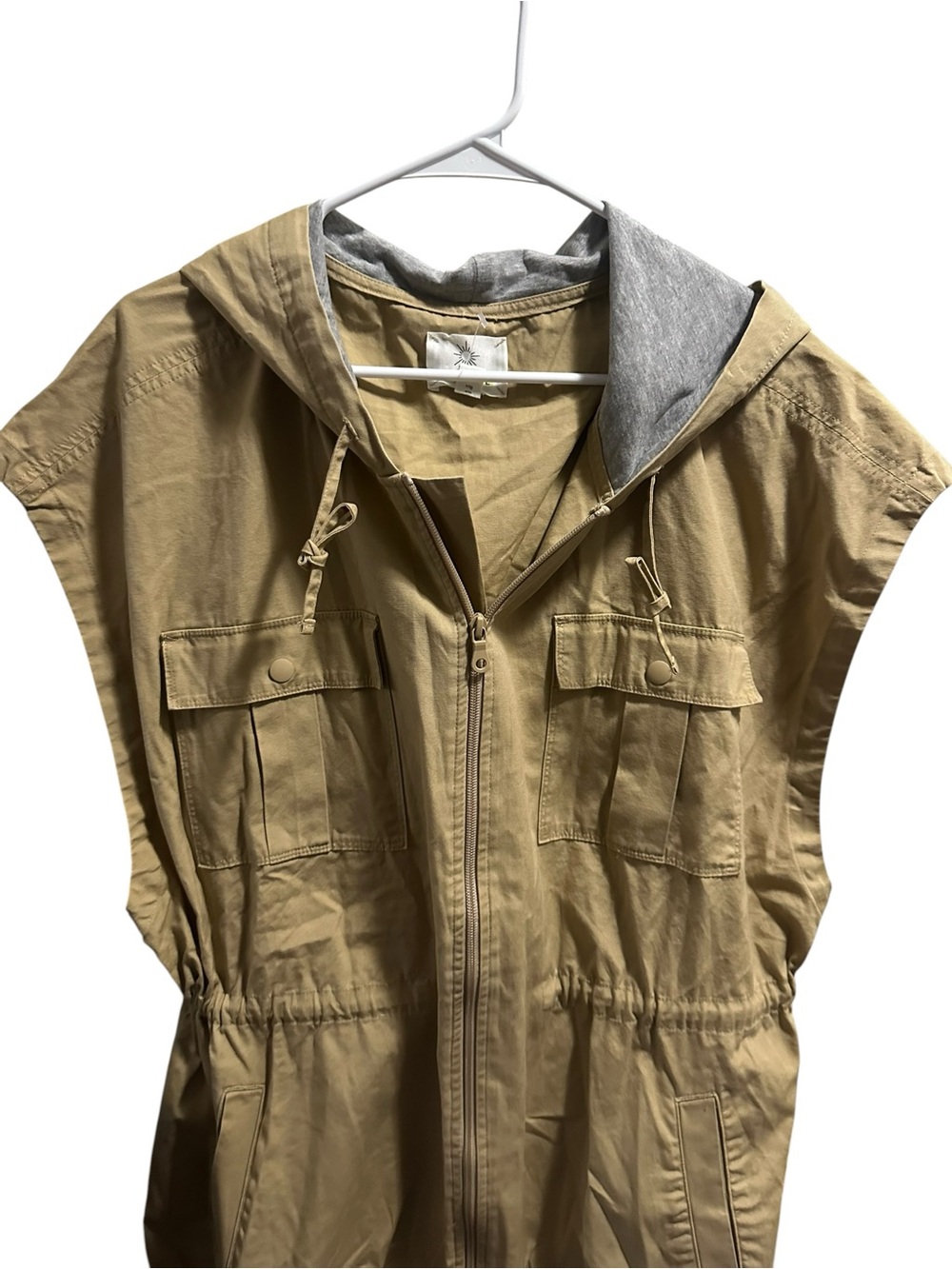 Aerie Sleeveless Hooded Utility Jacket size XXL - Picture 5 of 8